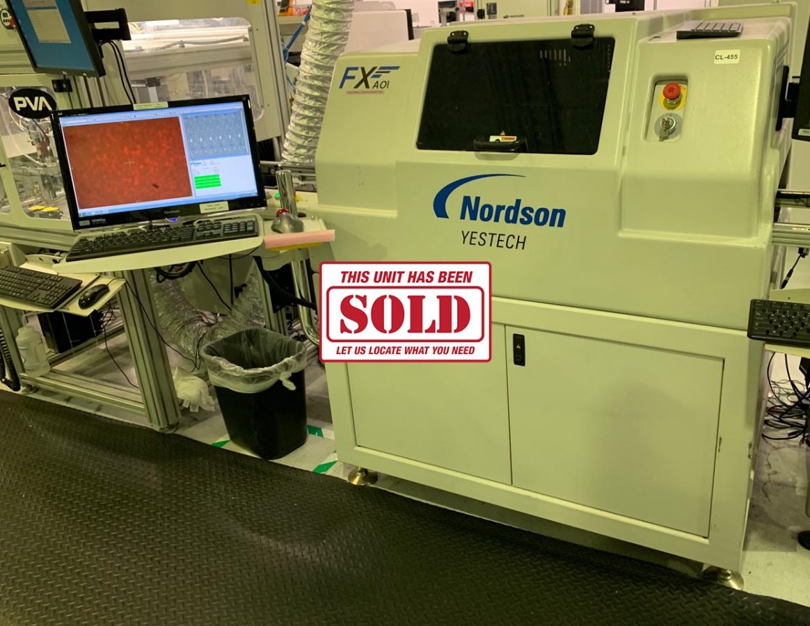 2012 Yestech YTVFX AOI Conformal Coating Inspection SMT Sales Group